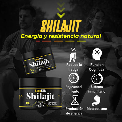 Shilajit – Energía natural, potencia real Oferta 2x1